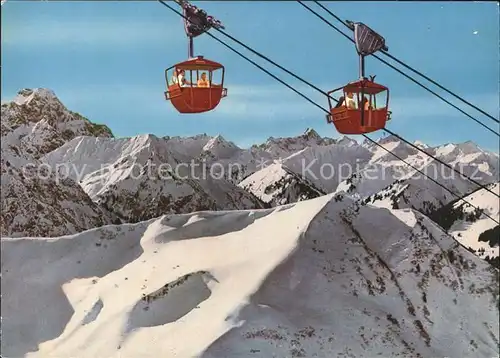 Seilbahn Riezlern-Kanzelwand Kleinwalsertal Widderstein Hochkuenzelspitze / Bahnen /