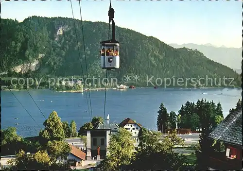 Seilbahn Talstation Kanzelbahn Ossiachersee Grand Hotel Ruine Landskron Kaernten / Bahnen /