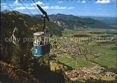 Seilbahn Laberberg Oberammergau Kofel Grosse Klammspitze  / Bahnen /