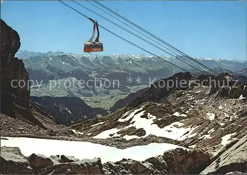 Seilbahn Saentis Churfirsten Glarner Alpen / Bahnen /