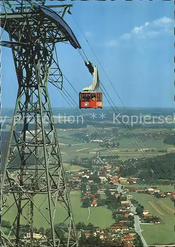 Seilbahn Hochfelln Bergen Bayerische Alpen  / Bahnen /