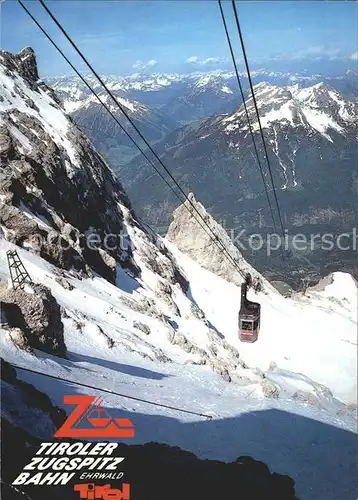 Seilbahn Tiroler Zugspitzbahn Ehrwald  / Bahnen /