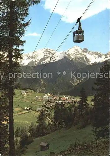 Seilbahn Komperdell Serfaus Tirol / Bahnen /