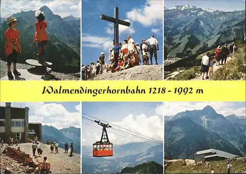 Seilbahn Walmendingerhorn Kleinwalsertal  / Bahnen /