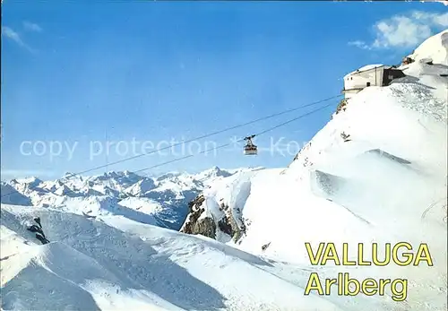 Seilbahn Valluga-Gratstation St. Anton am Arlberg Tirol / Bahnen /