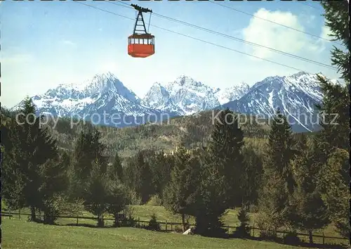 Seilbahn Tegelberg Koenigsschloss Hohenschwangau / Bahnen /