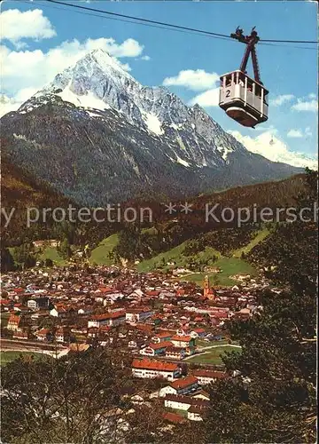 Seilbahn Karwendel Mittenwald Wettersteinspitze Alpspitze / Bahnen /