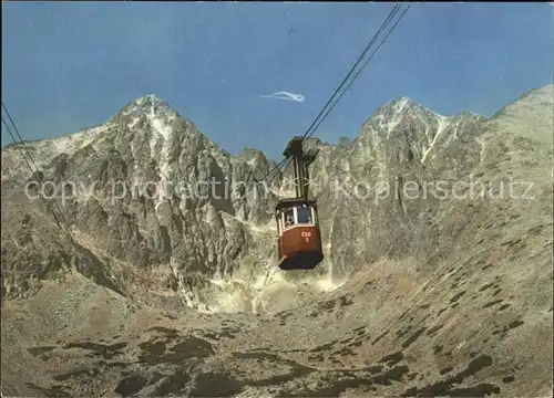 Seilbahn Tatransky Narodny Park Lanovka na Lomnicky stit / Bahnen /