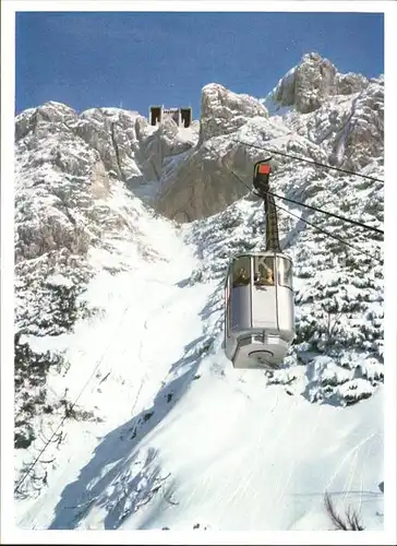 Seilbahn Rauschberg Ruhpolding  / Bahnen /