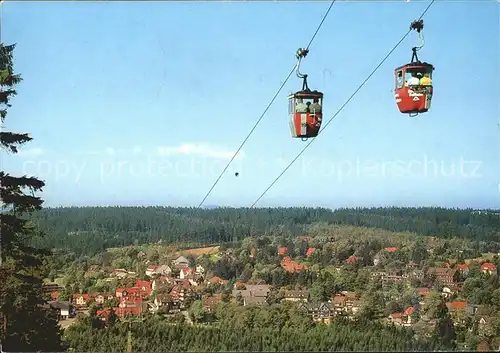 Seilbahn Bocksberg Hahnenklee  / Bahnen /