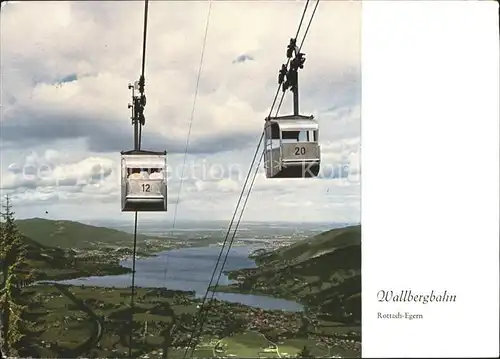 Seilbahn Wallberg Rottach-Egern / Bahnen /