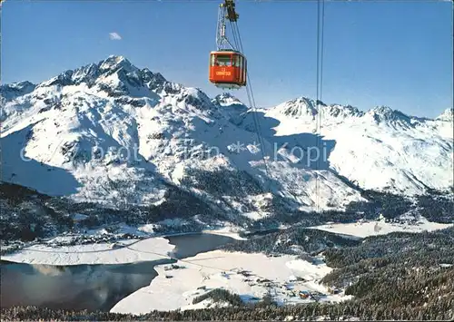 Seilbahn Silvaplana-Corvatsch Piz Albana Silvaplana / Bahnen /