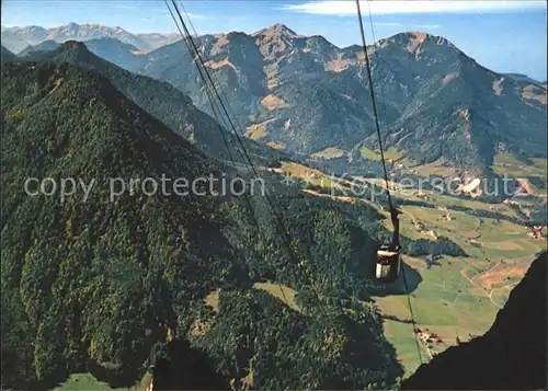 Seilbahn Rauschberg Ruhpolding  / Bahnen /