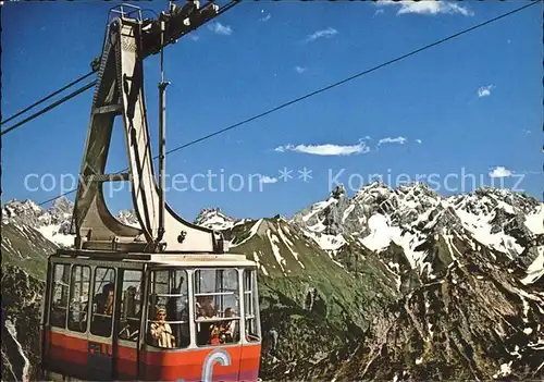 Seilbahn Fellhorn Oberstdorf-Birgsautal Kratzer Trettachspitze / Bahnen /