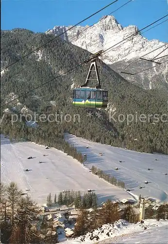 Seilbahn Monte Elmo Dolomiten Pustertal Sexten / Bahnen /