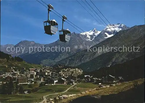 Seilbahn Spielboden Saas-Fee Wallis Fletschhorn Lagginhorn / Bahnen /