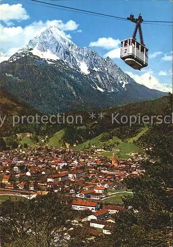 Seilbahn Karwendel Mittenwald Wettersteinspitze Alpspitze / Bahnen /