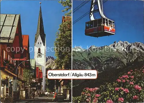 Seilbahn Fellhorn Oberstdorf Kirchstrasse Allgaeuer Alpen / Bahnen /