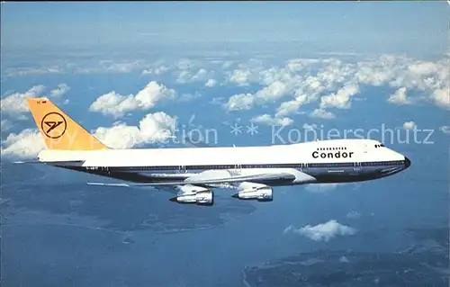 Flugzeuge Zivil Condor Jumbo Jet Boeing 747 200 Kat. Airplanes Avions