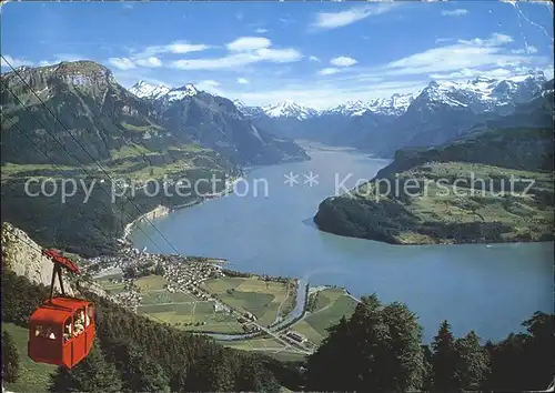 Seilbahn Brunnen-Urmiberg Vierwaldstaettersee Frohnalpstock  / Bahnen /