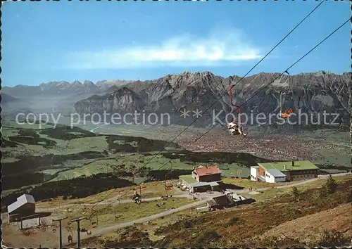 Sessellift Patscherkofel Schutzhaus Berghotel Innsbruck Nordkette Kat. Bahnen