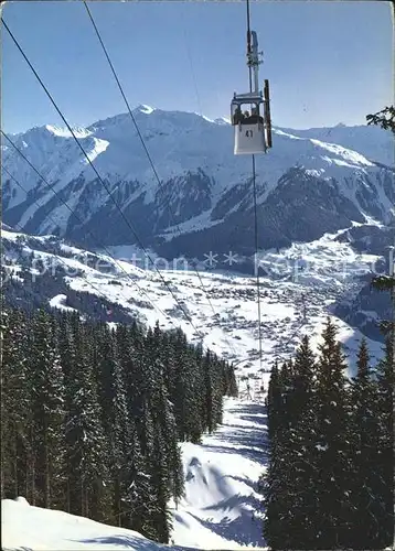 Seilbahn Klosters-Madrisa Gatschiefer Pischahorn  / Bahnen /