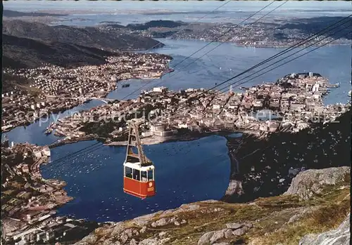 Seilbahn Ulrikksbanen Ulrikken Mountain Lift Bergen-Norway / Bahnen /