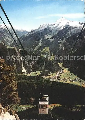 Seilbahn Penkenbahn Mayrhofen Ahornspitze Zillertal Tirol  / Bahnen /