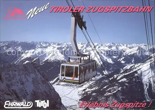 Seilbahn Tiroler Zugspitzbahn Ehrwald Talbacken  / Bahnen /