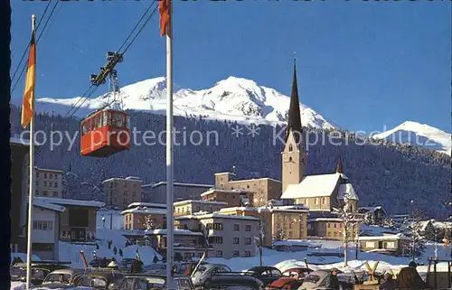 Seilbahn Braemabueel-Jakobshorn St. Johann-Kirche Davos-Platz Rathaus  / Bahnen /