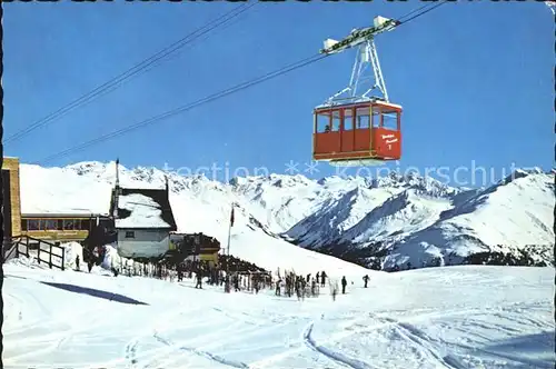 Seilbahn Parsennhuette-Weissfluhjoch Parsenn-Huette Silvrettagruppe / Bahnen /