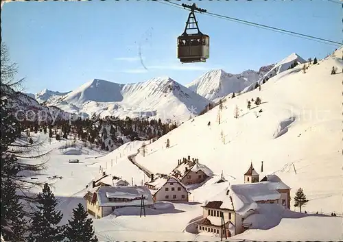 Seilbahn Obertauern Kirche Jugend- und Ferienhaus Bergheim Hotel Wisenegg / Bahnen /