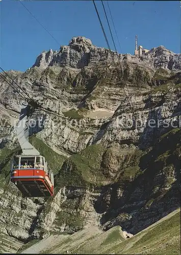 Seilbahn Saentis Schwaegalp Gyrenspitz  / Bahnen /