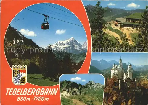 Seilbahn Tegelberg Schloss Neuschwanstein / Bahnen /