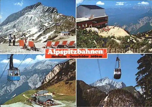 Seilbahn Alpspitz Hochalm Osterfelder Kreuzeck Garmisch-Partenkirchen  / Bahnen /