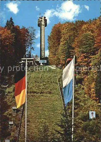 Ski Flugschanze Heini Klopfer Oberstdorf Birgsautal Kat. Sport