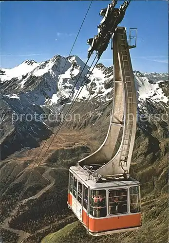 Seilbahn Schnalstal Gletscherbahn Salurnspitze / Bahnen /