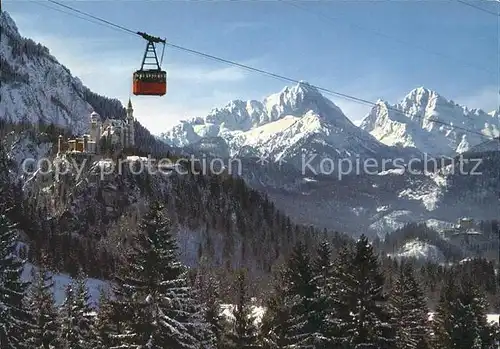 Seilbahn Tegelberg Koenigsschloss Neuschwanstein Gernspitze Koellespitze / Bahnen /