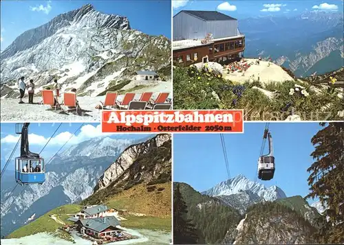 Seilbahn Alpspitzbahnen Hochalm Osterfelder Bergstation  / Bahnen /