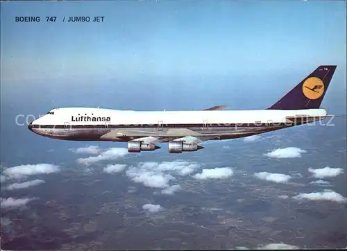Lufthansa Boeing 747 Jumbo Jet Kat. Flug
