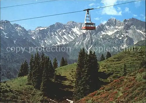 Seilbahn Fellhorn Oberstdorf-Birgsautal / Bahnen /