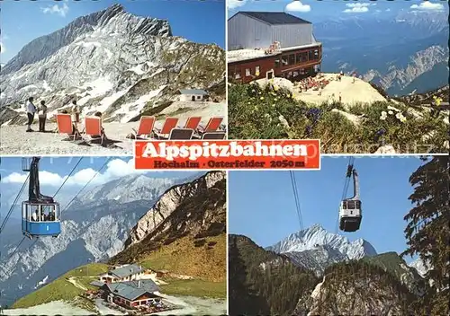 Seilbahn Alpspitzbahnen Hochalm Osterfelder Garmisch-Partenkirchen / Bahnen /