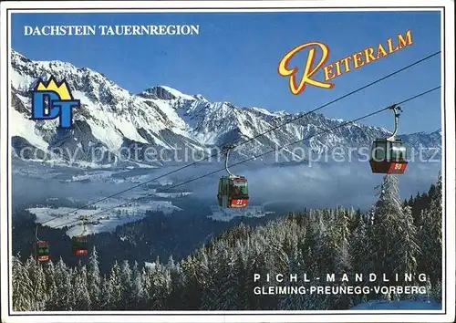 Seilbahn Gasslhoehe Dachstein Tauernregion Reiteralm Pichl  / Bahnen /