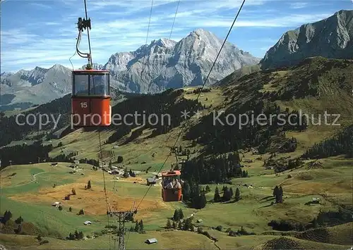 Seilbahn Geils-Hahnenmoos Adelboden Bonderspitz Grosslohner / Bahnen /