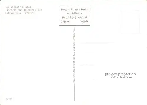 Seilbahn Pilatus  / Bahnen /