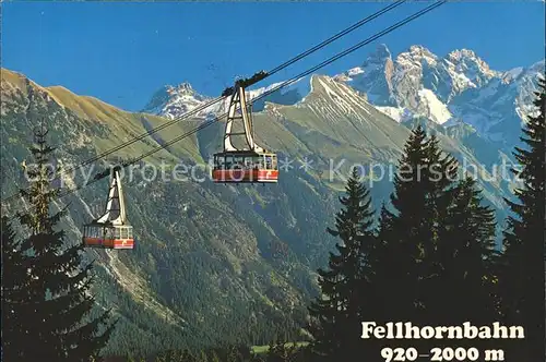 Seilbahn Fellhorn Oberstdorf Allgaeuer Alpen  / Bahnen /