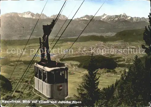 Seilbahn Kanzelbahn Villach Julische Alpen / Bahnen /