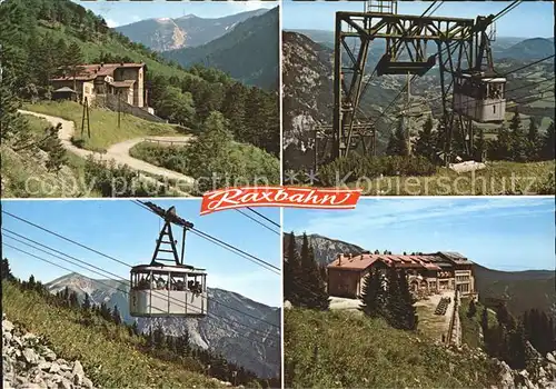 Seilbahn Rax Talstation Schneeberg Reichenauertal Bergstation / Bahnen /