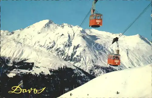 Seilbahn Braemabueel-Jakobshorn Davos Parsenn Strela / Bahnen /