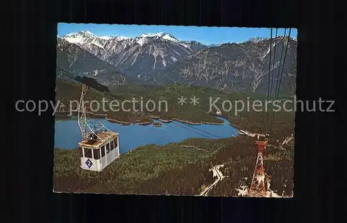 Seilbahn Bayerische Zugspitzbahn Eibsee Zugspitze / Bahnen /